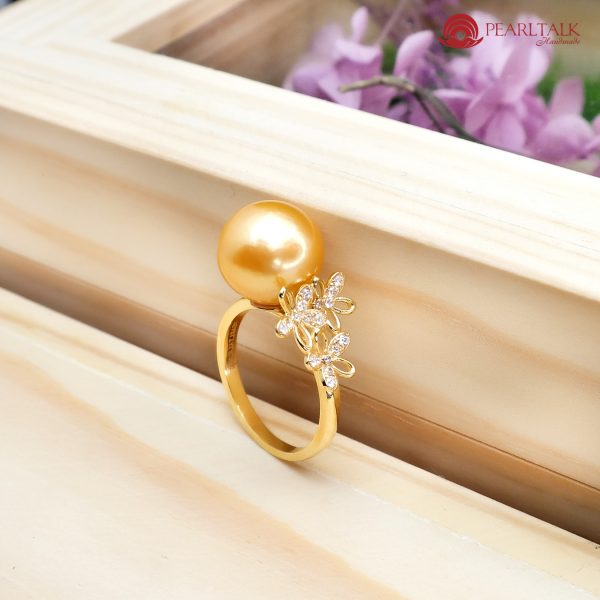 NHẪN NGỌC TRAI HOA KIỀU MẠCH – R3085